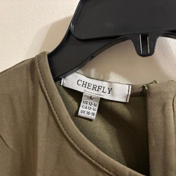 Elegant Olive Green Jumpsuit - Picture 7 of 8